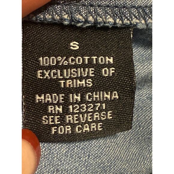 J for Justify Chambray Top, Size S - Picture 4 of 4